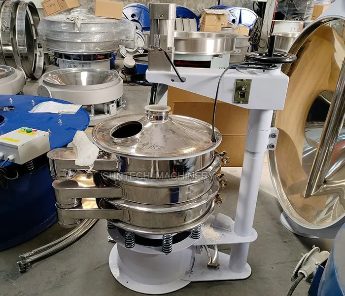 vibrating screen with rotating brush vibrating screen with rotating brush
